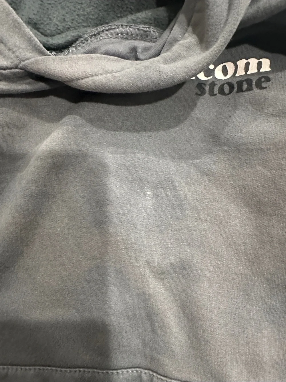 Volcom Boys Charcoal Gray Crewneck Pullover Hoodie